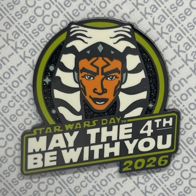Disney Pin Ashoka Tano Star Wars Day May The 4th Mystery Series 2026