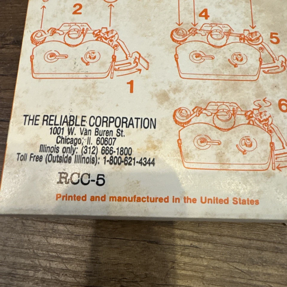 6x Reliable Dry Lift-off Correction Tapes RCC-5 - Image 2 of 2