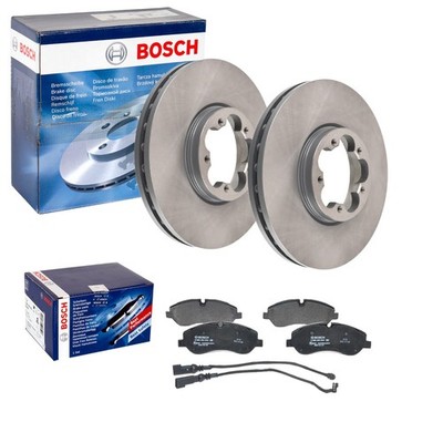 BOSCH BREMSSCHEIBEN 308mm + BELÄGE VORNE passend für FORD TOURNEO TRANSIT CUSTOM