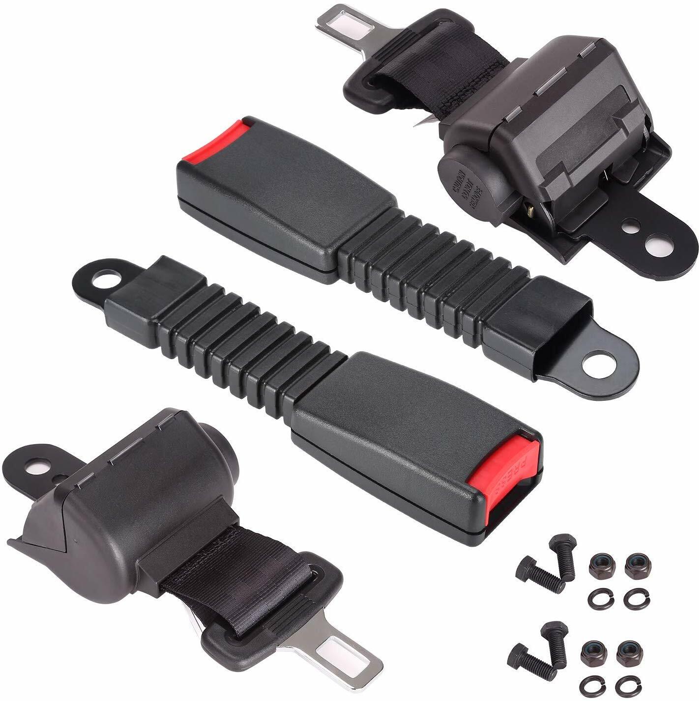 10L0L Universal Retractable Golf Cart Seat Belts for EZGO Yamaha Club