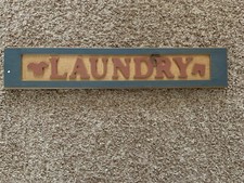 LAUNDRY Rustic Farmhouse Wood Sign 24  Long