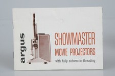 Original ARGUS SHOWMASTER 500AZ 750AVZ MOVIE PROJECTOR INSTRUCTION MANUAL