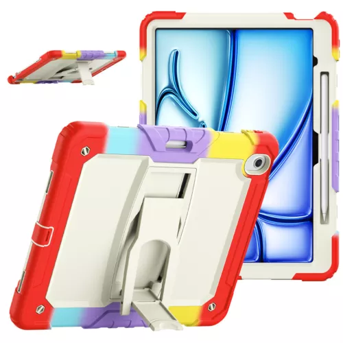 For iPad Pro 13/Air 13 11 inch Heavy Duty Full Body Case Stand Cover with Strap - Picture 15 of 30