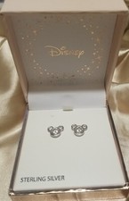 Mickey Mouse Disney 925 Earrings IOB