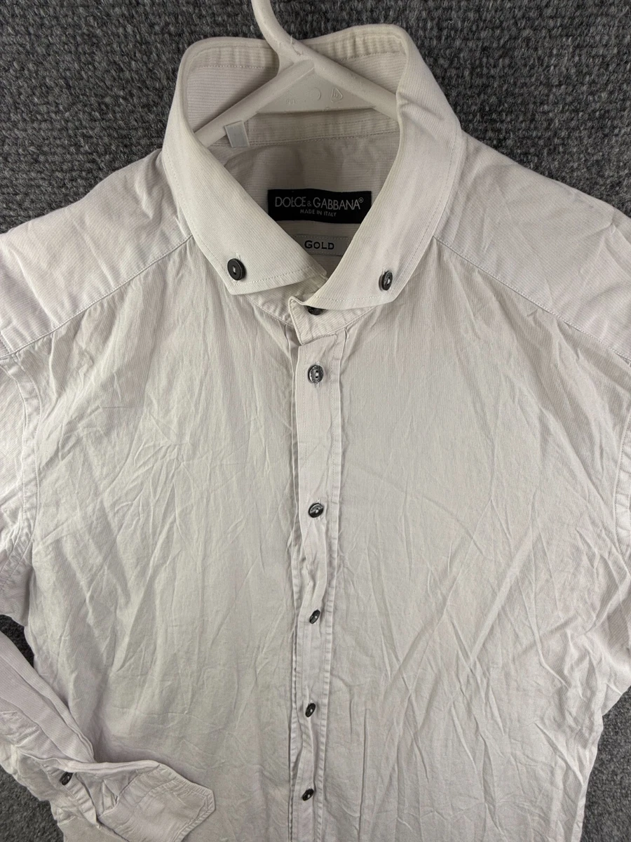 Dolce&Gabbana Long Sleeve White Shirts for Men for sale | eBay