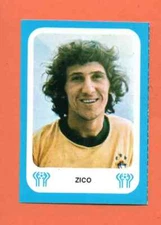 ROOKIE SOCCER CARD ZICO ARGENTINA 78 GAZZETTA DELLO SPORT NO PANINI EXCELLENT