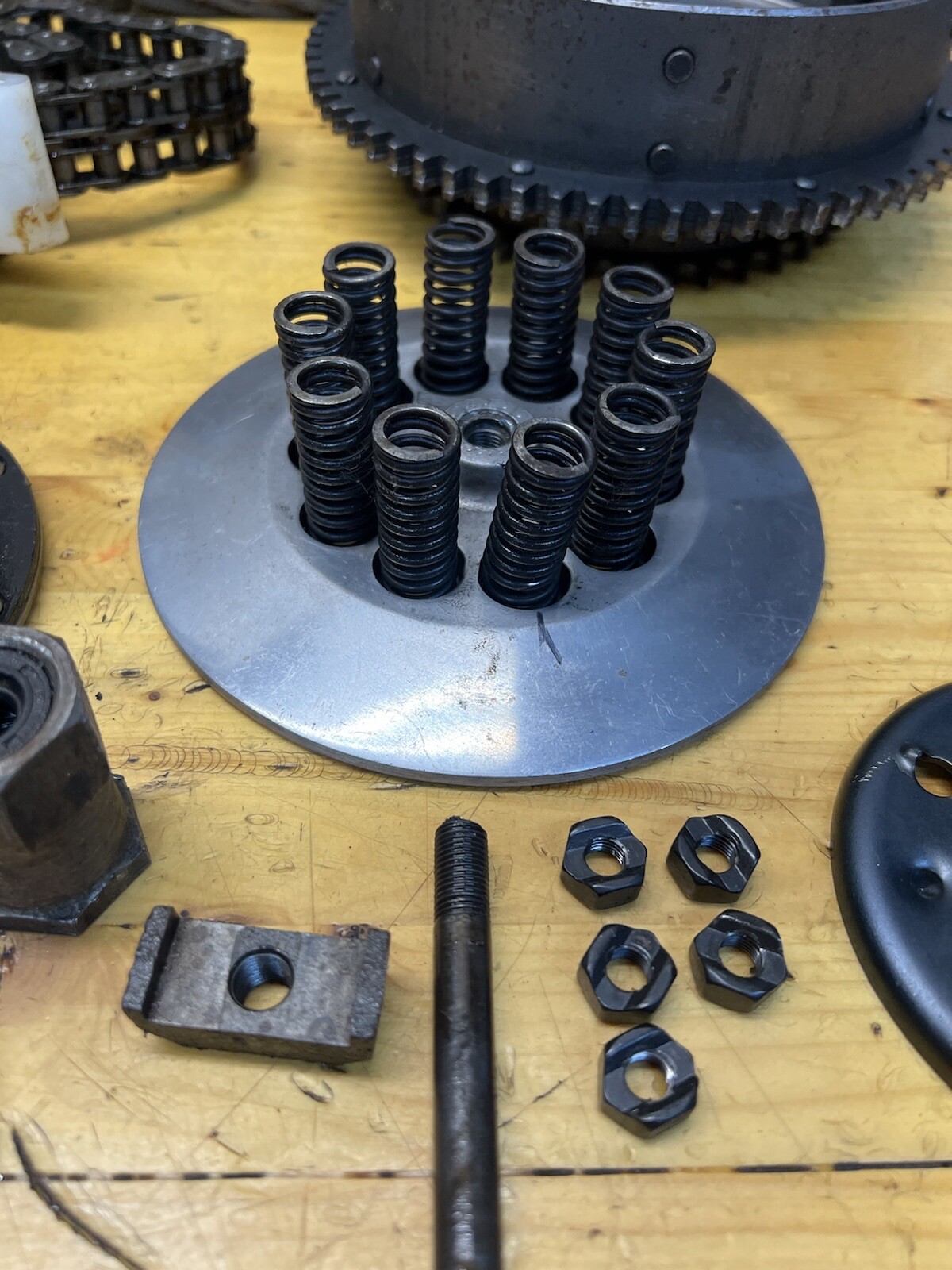 HARLEYDAVIDSON 4 SPEED COMPLETE SHOVELHEAD CLUTCH BASKET ELECTRIC START eBay