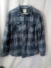 Voyager Flannel Shirt Mens Large Blue Plaid  ...
