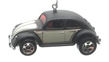 Christmas Ornament for Volkswagen Beetle Black Grey