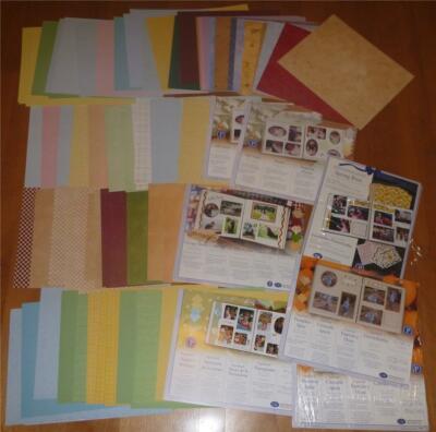 156 Sheets Creative Memories Paper Soft Touch Pumpkin Spice Nature's Whisper Buz