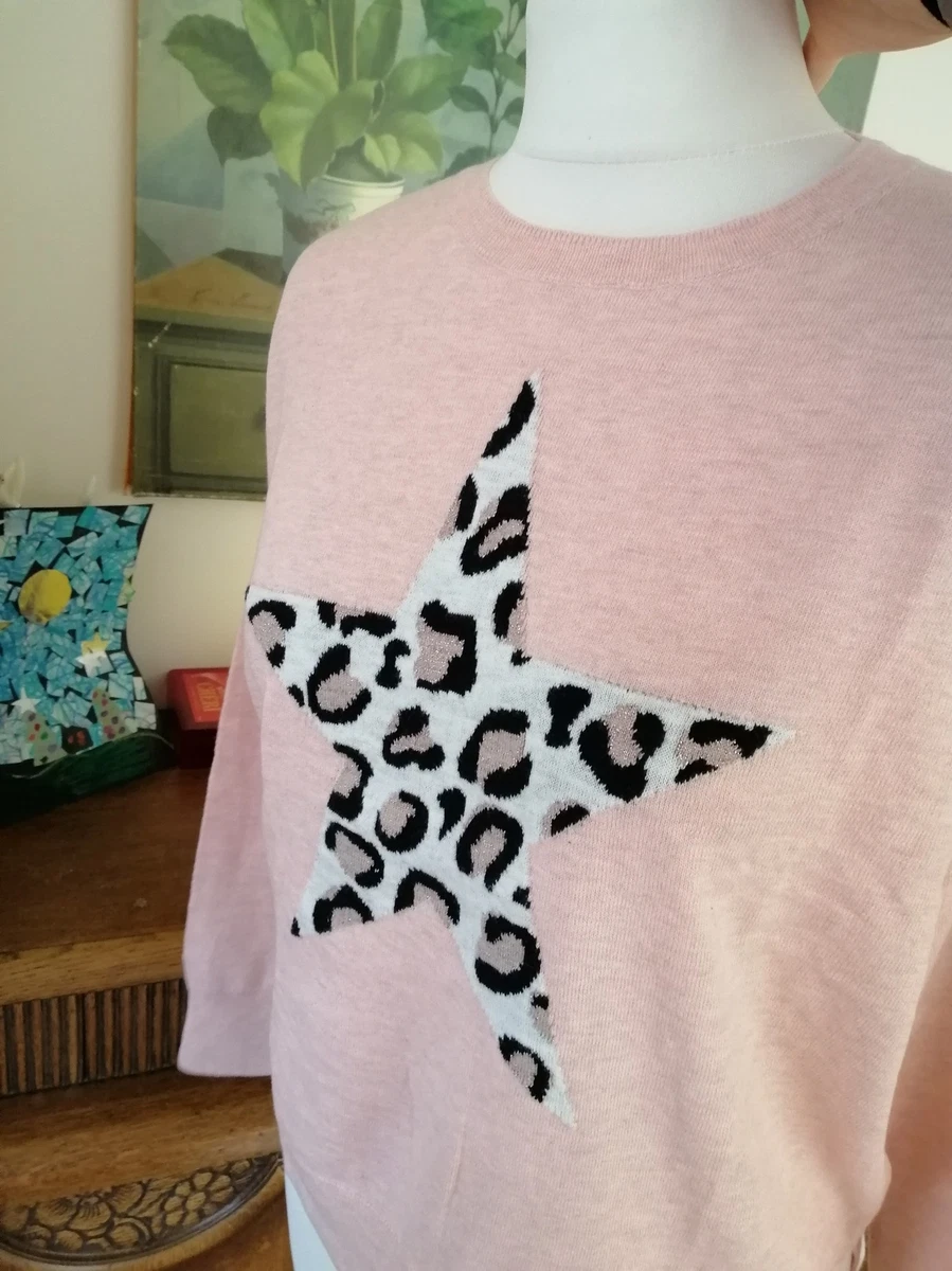 Leopard top star jumper