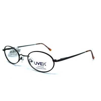 Uvex by Honeywell TR 302S Brown Safety Oval Full Rim Glasses Frame 49[]21 140 i1