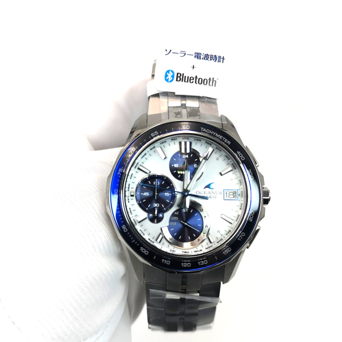★カシオ　OCEANSU MANTA OCW-S100★ Brand-New Casio OCEANUS OCW-S100-1AJF Men's Solar Power