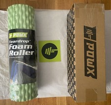NIB POWX 18  HIGH DENSITY TEARDROP FOAM ROLLER DEEP TISSUE MASSAGER GREEN SEALED