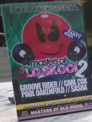 Masters Of Old School  Sasha Carl Cox Groove Rider Paul Oakenfold History Of...