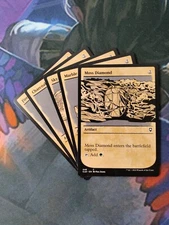 Fire Charcoal Sky Marble Moss Diamond Set Showcase | 7% Off 2+ | Baldur's NM MTG