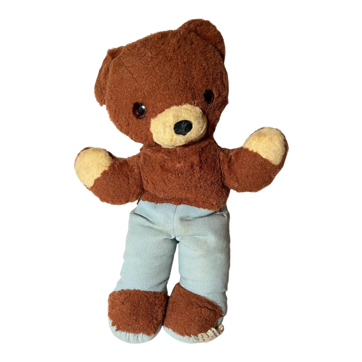 Smokey the Bear Ranger Ideal Vintage 1960s Teddy Bear Plush Doll