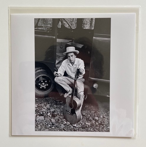 Elliott Landy signiertes Foto Bob Dylan in Woodstock 1968 Magnum 6x6 Druck