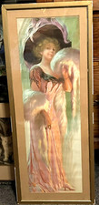 1910 Clay Robinson & Co. Live Stock Commission Yard Long Everett Johnson Lady