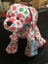 Webkinz Snowflake Christmas tags pet plush toy figure code Gift Dog pup ganz