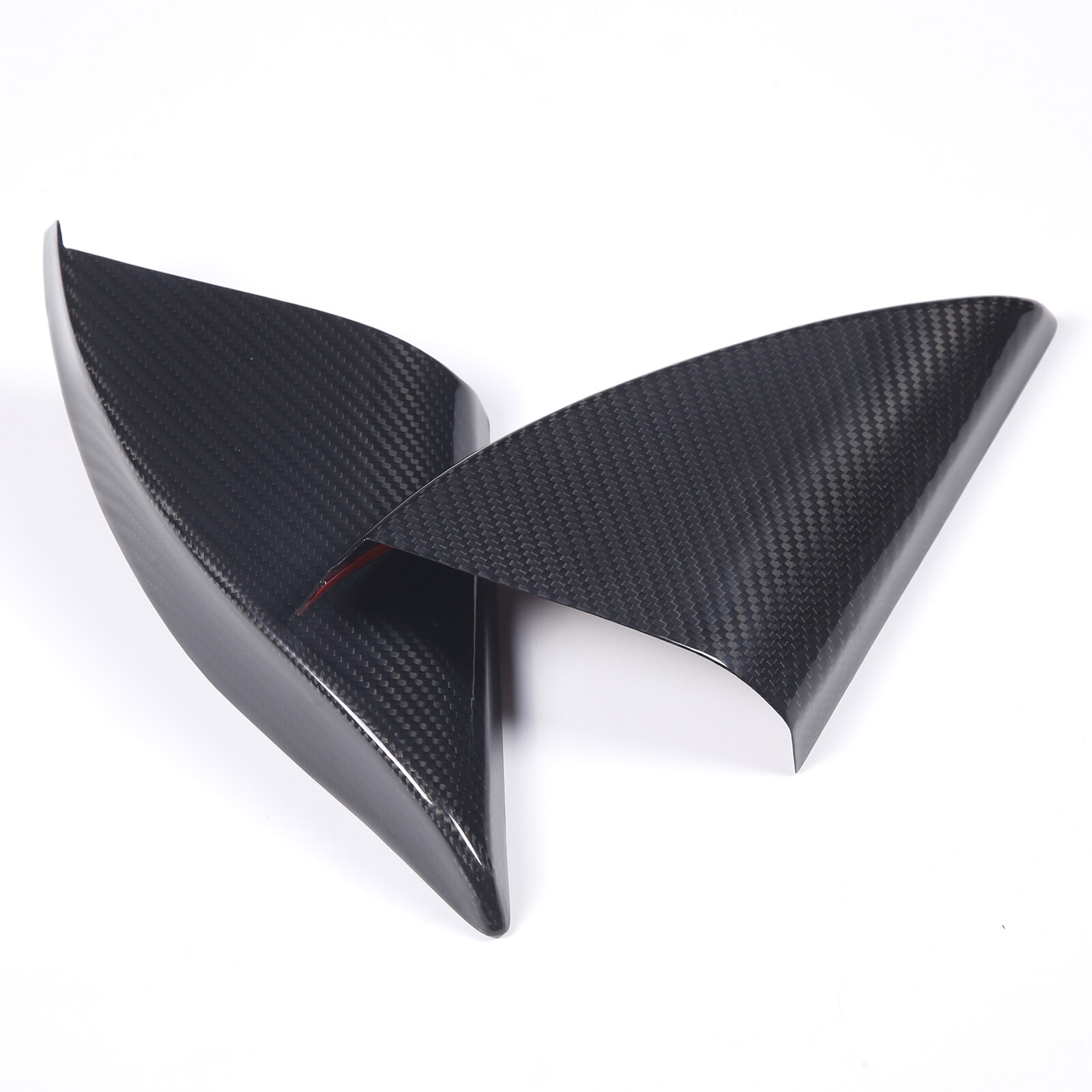 Real Carbon Fiber Door Triangle A Pillar Trim For Lamborghini URUS 2018-23 US