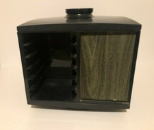 Vintage 8 Track Tape Storage Holder 24 Tapes Table Top
