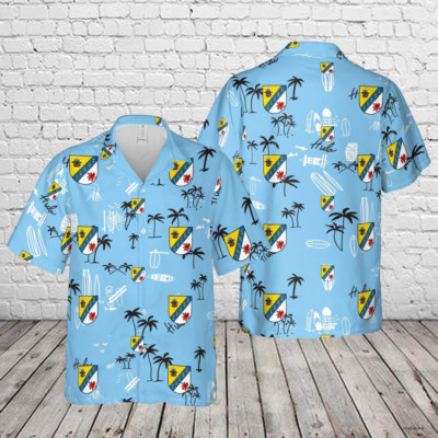 German Navy Naval Engineering School Marinetechnikschule (MTS) Hawaiian Shirt