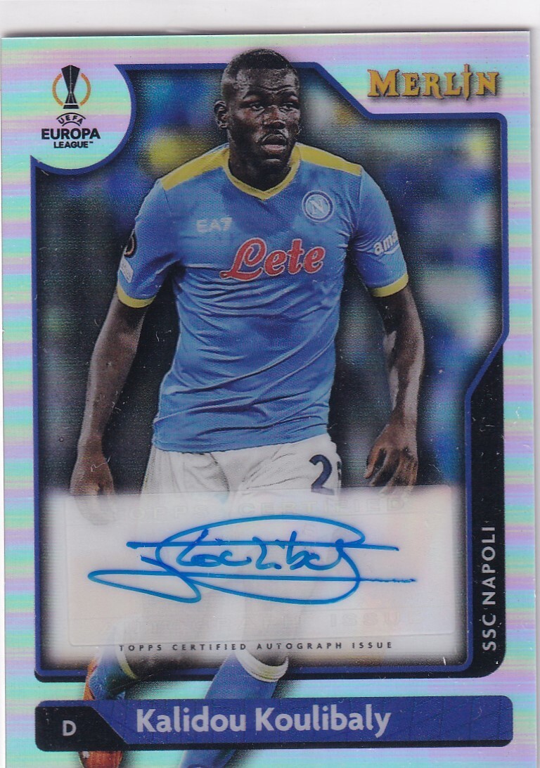 Topps Merlin Chrome Football CL 21/22 A-KK Kalidou Koulibaly 