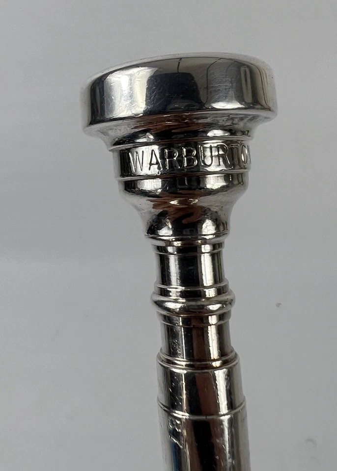 Boquilla Warburton Flugelhorn 2M con columna vertebral trompeta plateada Foto 4 de 4