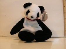 Ty Original Beanie Baby Rare HTF Panda Bear Retired Plush Stuffed Animal Toy