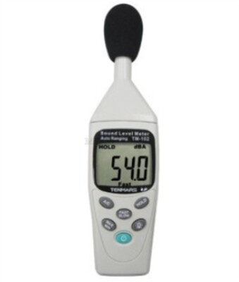 Noise Meter Tester Lcd Display Tenmars TM-102 3 1/2 Sound Level Digits 30~130 hp
