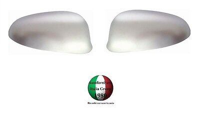 COPPIA CALOTTE SPECCHIO RETROVISORE SX+DX CROMATE SATINATE FIAT BRAVO 07/> 2007/>