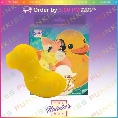Cute Duck Sucker Suction Vibrator Nipple Massager Vaginal Sex Toy for Women 