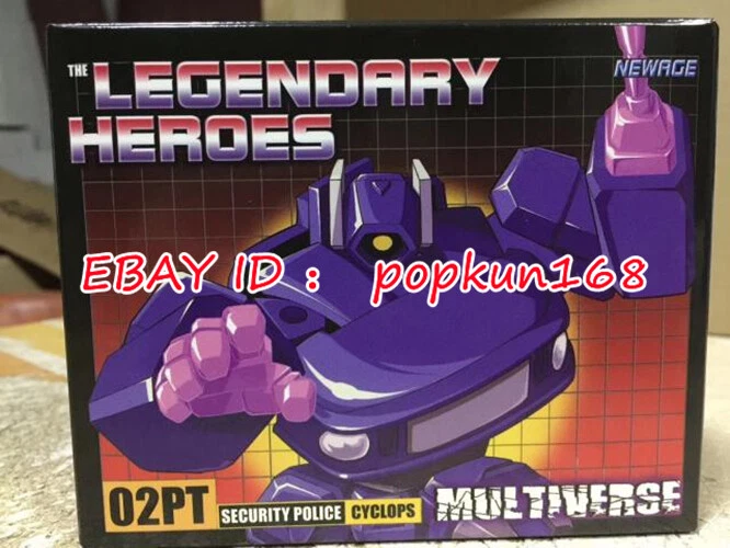 Robot Shockwave Decepticon NEWAGE H2PT Transparent Version Action Figure Toy New - Image 3 of 4