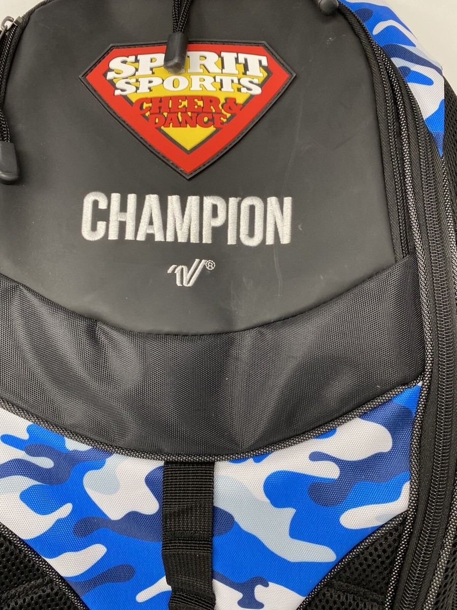 NWOT Varsity Spirit All Star Coastal Cheer & Dance Champion Backpack Spirit Sports Cheers and Dance Champion Backpack Blue/White  main image 3