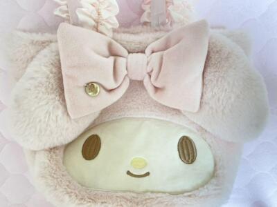 my melody maison de fleur plush ruffle handle pink tote bag | eBay