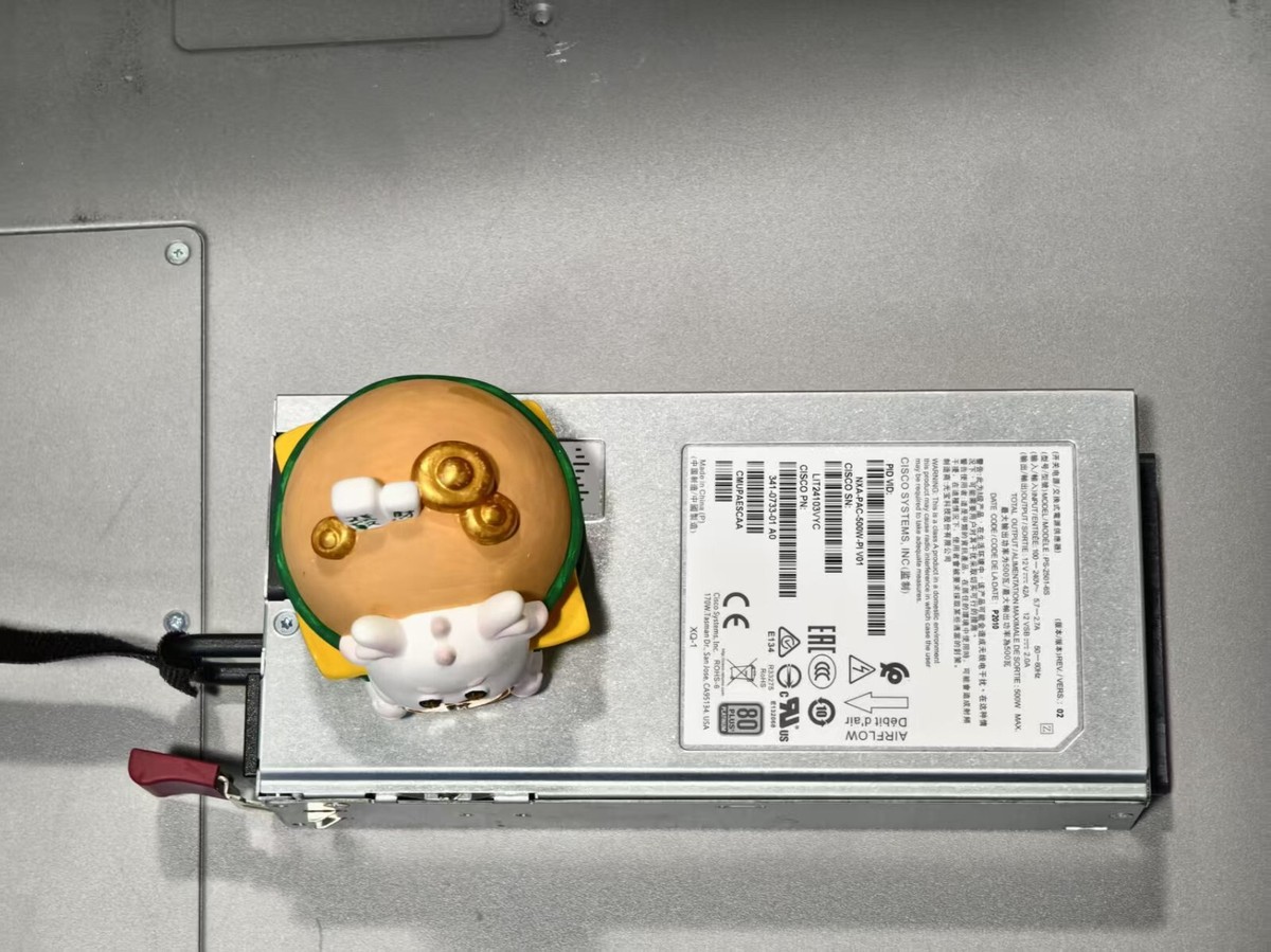 Cisco NXA-PAC-500W-PI 500W Front-to-Back Air for N9K-C93180YC-EXFX