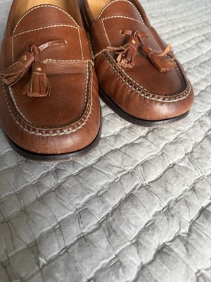 Cole Haan Men's Brown Leather Tassel Loafers US Size 11 D | eBay