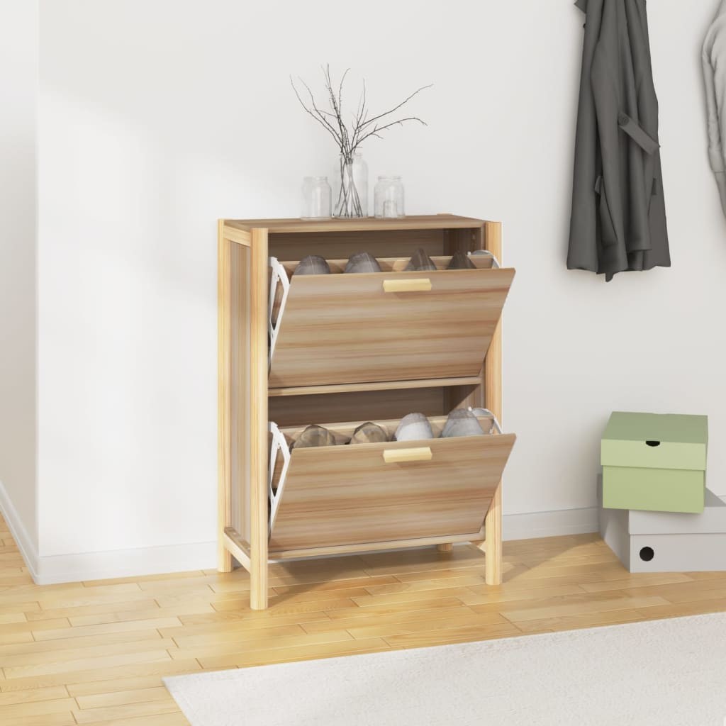 Scarpiera 57,5x33x80 cm in Legno | Soluzione Ottimizzata Ingresso