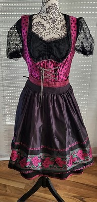 Dirndl Gr. 42 + Bluse + Schürze komplett Stockerpoint, Oktoberfest Tracht