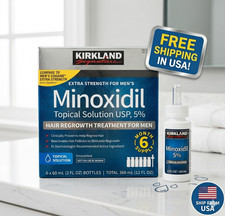 Kirkland Minoxidil 5 Extra-Strength Men-Hair Regrowth Solution 6-Month Original