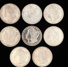 Morgan Silver Dollars- Lot of 8