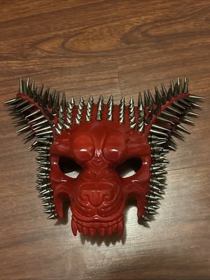 Doberman Dog Spike Scary Halloween Mask Hound Halloween Costume