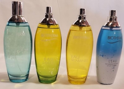 4 BIOTHERM *EAU SOLEIL + EAU VITAMINEE +EAU PURE +L'EAU ENERGIZING* 3.38oz 100ml