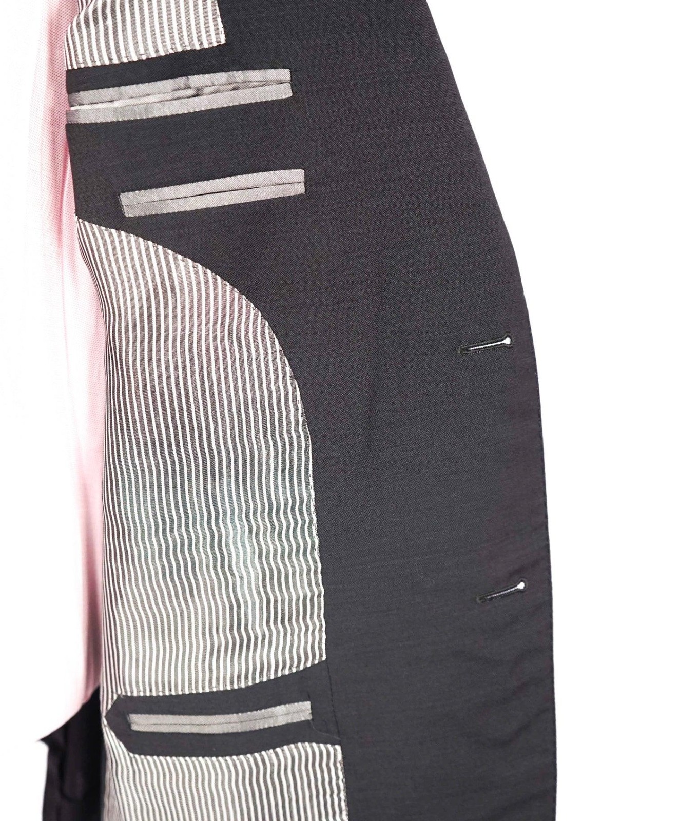 $1,595 CORNELIANI - Solid Gray Blazer Patch Pocke… - image 7