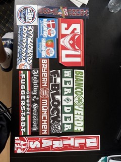 Fussball Aufkleber Sammlung Verschiedene Motive Ultras Fanszene Sammlung Xl