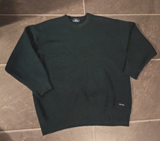 VTG SAINT JAMES GREEN WOOL HEAVYWEIGHT MEN'S SWEATER MADE IN FRANCE SZ L 