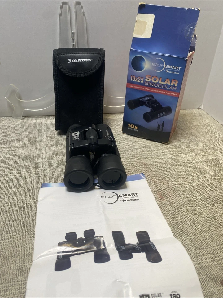Celestron EclipSmart 10x25 Solar Viewing ISO Certified Binoculars - Image 3 of 4