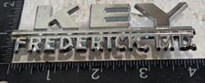 VINTAGE KEY FREDERICK MARYLAND DEALERSHIP EMBLEM 4.2