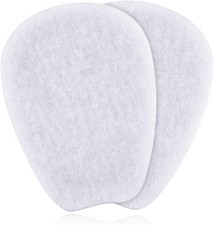3 Pairs Medium Felt Shoe Tongue Pads Cushion Inserts for Loose Shoes Loafers